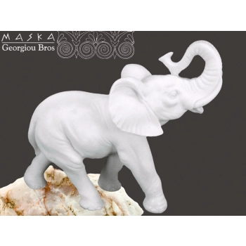 Słoń Kleofas -alabaster grecki