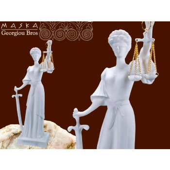 Figura - Temida -alabaster grecki