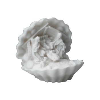 Stajenka w muszli -alabaster grecki