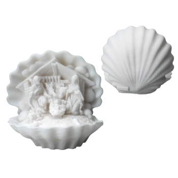Stajenka w muszli -alabaster grecki