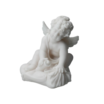 Aniołek na chmurce - alabaster grecki