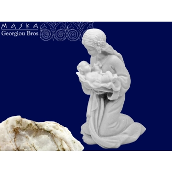 Maria z dzieciątkiem - alabaster grecki