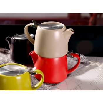 Czajnik ceramiczny z zaparzaczem