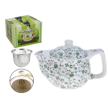 Czajnik ceramiczny z zaparzaczem
