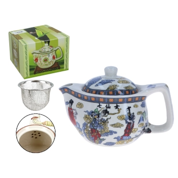 Czajnik ceramiczny z zaparzaczem