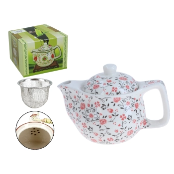 Czajnik ceramiczny z zaparzaczem