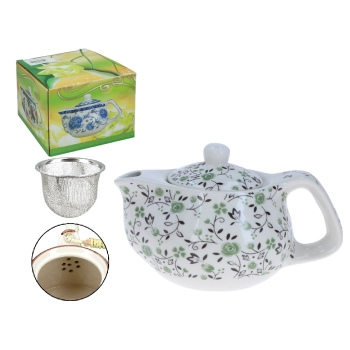 Czajnik ceramiczny z zaparzaczem