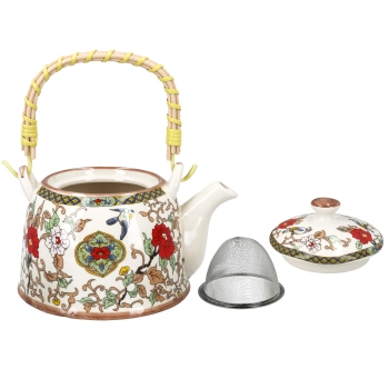 Czajnik ceramiczny z zaparzaczem