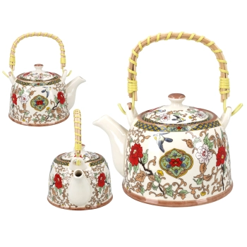 Czajnik ceramiczny z zaparzaczem