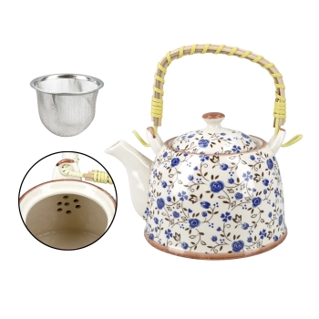 Czajnik ceramiczny z zaparzaczem