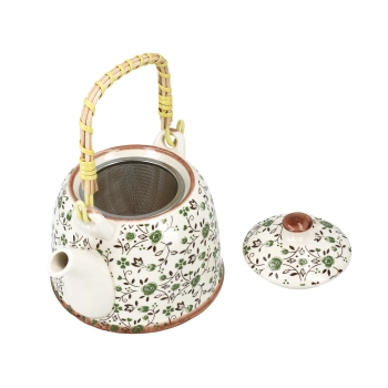 Czajnik ceramiczny z zaparzaczem