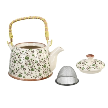 Czajnik ceramiczny z zaparzaczem