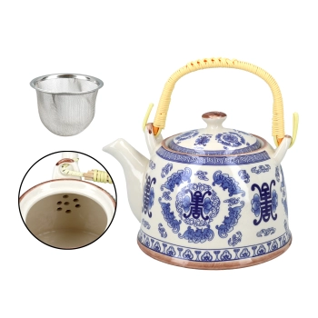 Czajnik ceramiczny z zaparzaczem