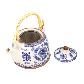 Czajnik ceramiczny z zaparzaczem