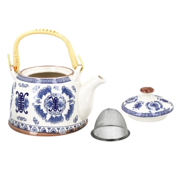 Czajnik ceramiczny z zaparzaczem