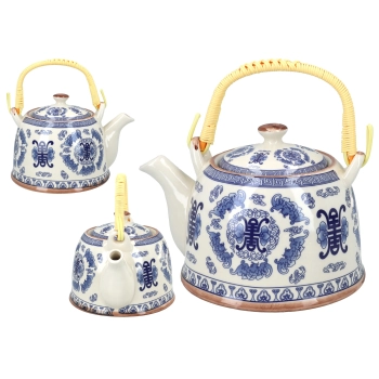 Czajnik ceramiczny z zaparzaczem