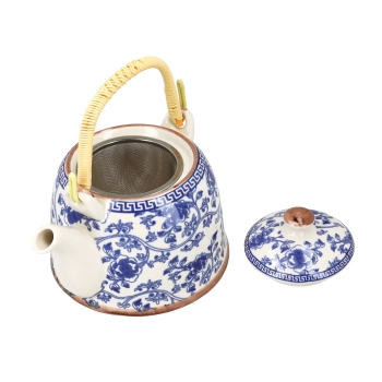Czajnik ceramiczny z zaparzaczem