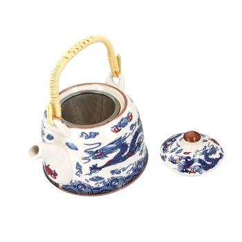 Czajnik ceramiczny z zaparzaczem