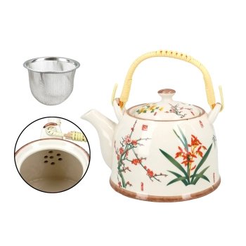 Czajnik ceramiczny z zaparzaczem
