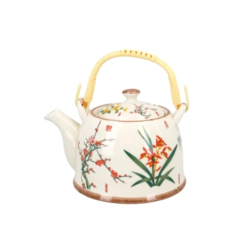 Czajnik ceramiczny z zaparzaczem