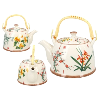 Czajnik ceramiczny z zaparzaczem