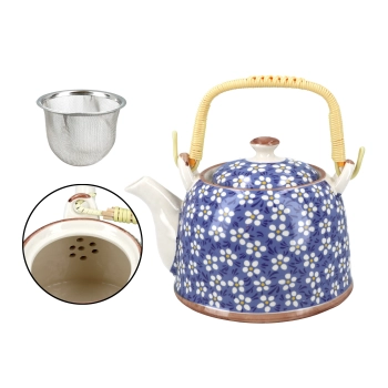 Czajnik ceramiczny z zaparzaczem