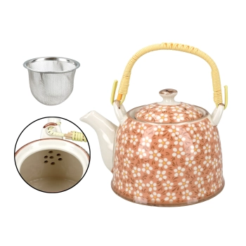 Czajnik ceramiczny z zaparzaczem