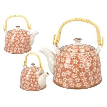 Czajnik ceramiczny z zaparzaczem