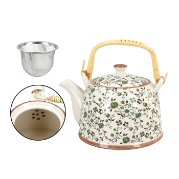 Czajnik ceramiczny z zaparzaczem