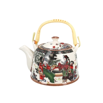 Czajnik ceramiczny z zaparzaczem