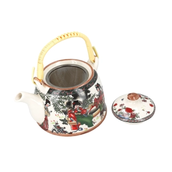 Czajnik ceramiczny z zaparzaczem