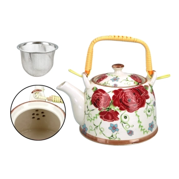 Czajnik ceramiczny z zaparzaczem