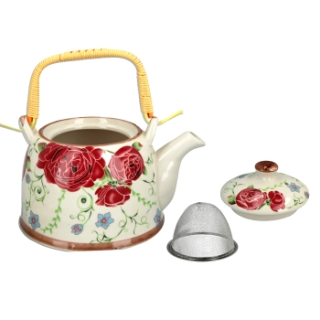 Czajnik ceramiczny z zaparzaczem