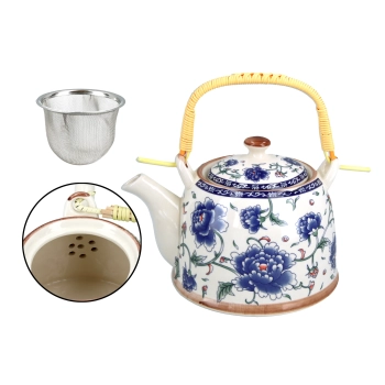 Czajnik ceramiczny z zaparzaczem