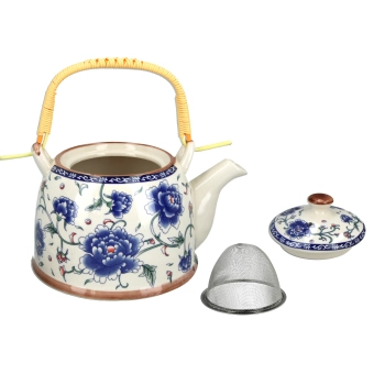 Czajnik ceramiczny z zaparzaczem