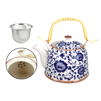 Czajnik ceramiczny z zaparzaczem