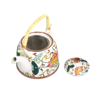 Czajnik ceramiczny z zaparzaczem