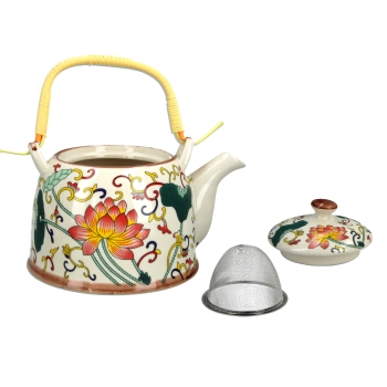 Czajnik ceramiczny z zaparzaczem