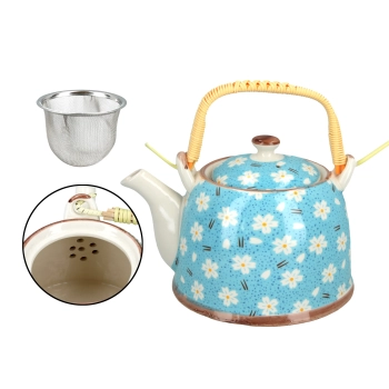 Czajnik ceramiczny z zaparzaczem
