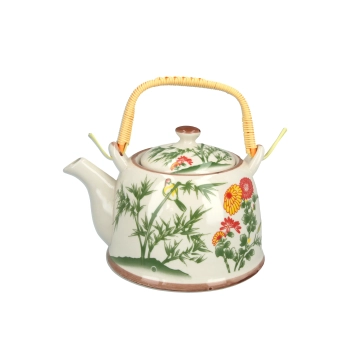 Czajnik ceramiczny z zaparzaczem