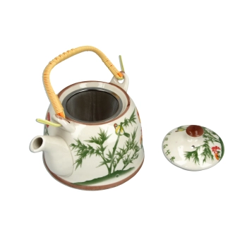 Czajnik ceramiczny z zaparzaczem