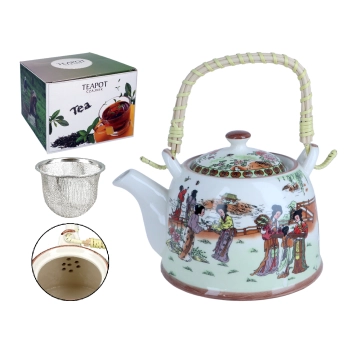 Czajnik ceramiczny z zaparzaczem