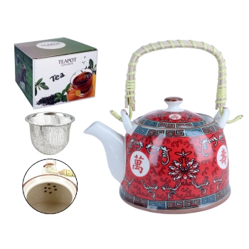 Czajnik ceramiczny z zaparzaczem