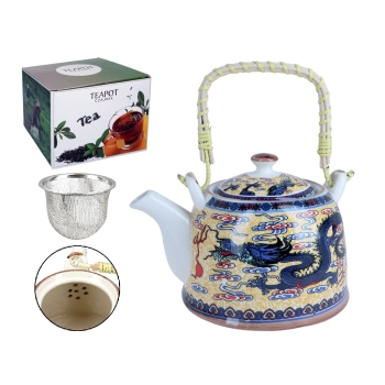 Czajnik ceramiczny z zaparzaczem