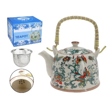 Czajnik ceramiczny z zaparzaczem