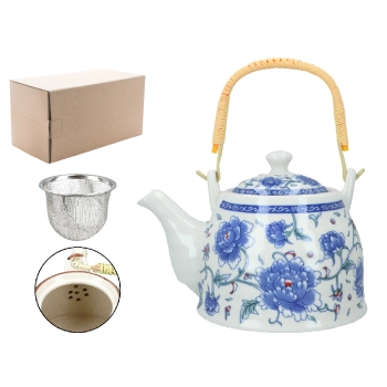 Czajnik ceramiczny z zaparzaczem