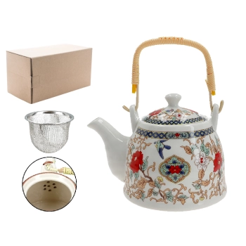 Czajnik ceramiczny z zaparzaczem