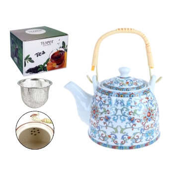 Czajnik ceramiczny z zaparzaczem