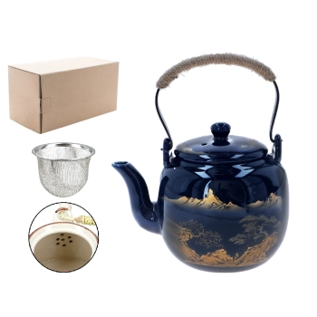 Czajnik ceramiczny z zaparzaczem