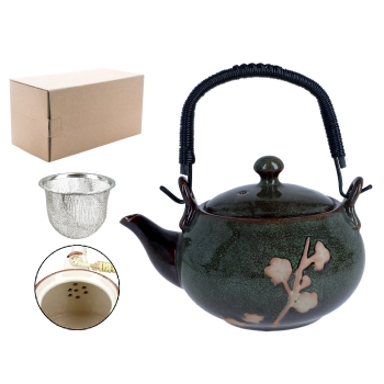 Czajnik ceramiczny z zaparzaczem